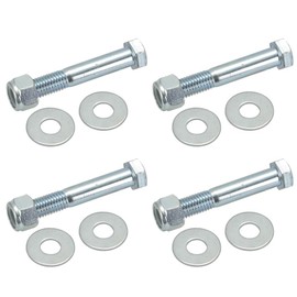 AUTOVIC Hardened Rear Shock Bolt Kit Upper & Lower for 1999 2020 Chevy Silverado GMC Sierra 1500 2500 3500 Grade 8.8, Fits 4x4 & 2wd