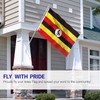 ANLEY Fly Breeze 3x5 Feet Uganda Flag - Vivid Color