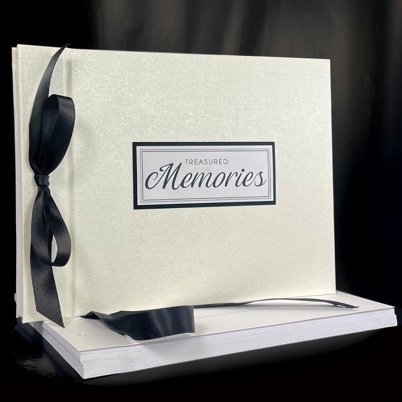 Treasured Memories Book, A Visitors Book for Funerals and Bereavement