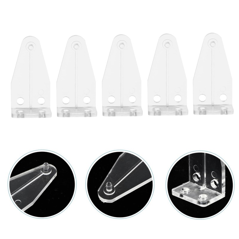 Levemolo 10pcs Sturdy Plastic Blind Brackets Louver Retainer for Blinds