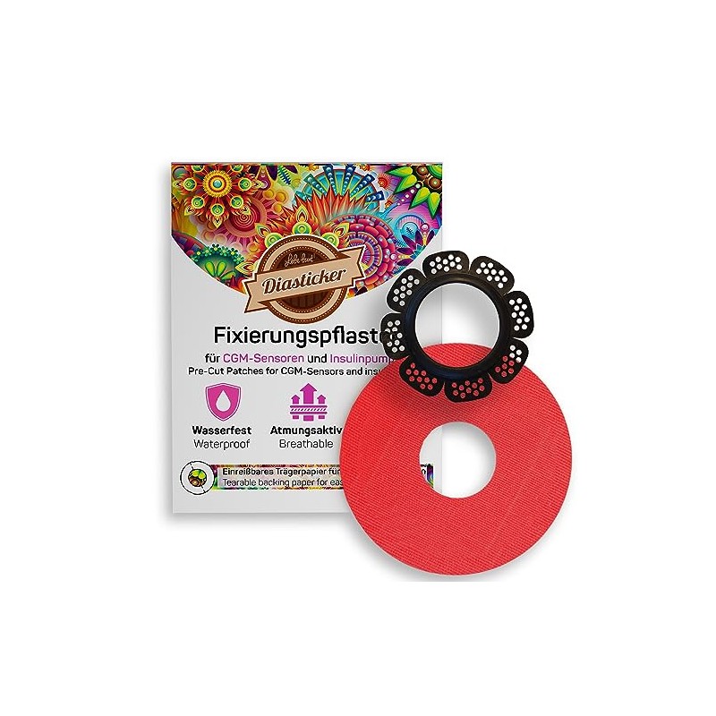 Diasticker® Freestyle Libre 2 - Sensor Enclosure "LibreProtect" (Black) Includes