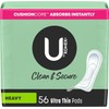 U by Kotex Ultra Thin Pads, Clean & Secure, Heavy