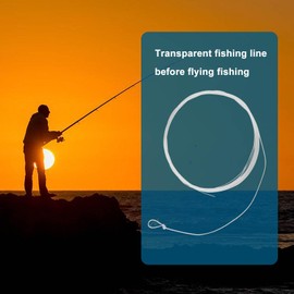 The Lord of the Tools Pack of 5 Conical Leader Line for Fly Fishing, Conical Leader Line, Fly Fishing Line with Pre-Tied Loop for Freshwater Fishing, 5 x 9 Ft