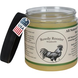Cutting Board Wax- Refined Walnut Oil and Beeswax, 8 fl.oz