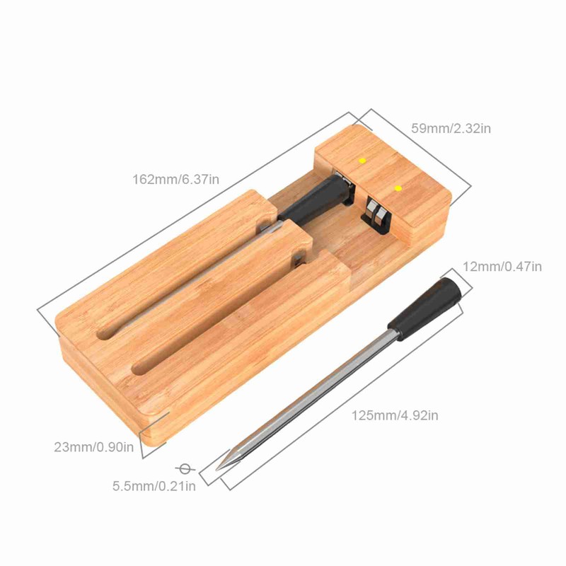 Barbecue Thermometer IPX7 Water Resistant Phone APP Smart Wireless Bluetooth