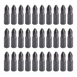 VESTTIO Phillips Bits Set, #2 PH2 Screwdriver Bits Set, Drywall Insert Bits, 30PCS 1 Inch Length, 1/4 Inch Hex Shank, S2 Alloy Steel, for Screwdriver Drill Driver, with Storage Case