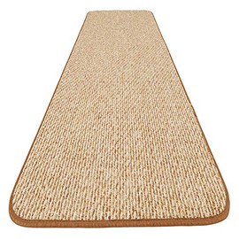 House, Home and More Skid-Resistant Carpet Runner - Praline Brown - 4 Feet X 27 Inches
