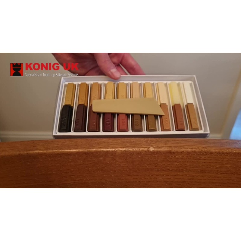 KÖNIG Softwax Set 120-20 Light To Dark Wood Shades
