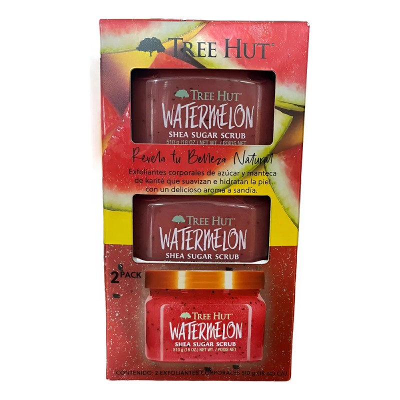Exfoliante Corporal Watermelon Tree Hut 2 Pack 510gr
