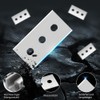 Flintronic Pack of 90 Ceramic Hob Scraper Replacement Blades, Scraper