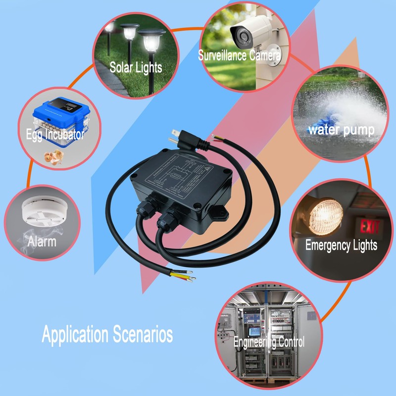 RPTCOTU Automatic Transfer Switch AC 8A Dual Power Automatic Transfer