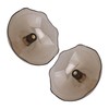 BQLZR Transparent Plastic Hood Oil Collection Cup for Kitchen 5mm