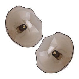 BQLZR Transparent Plastic Hood Oil Collection Cup for Kitchen 5mm Inner Dia Pack of 2