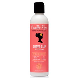 Camille Rose Guava Slip Detangling Leave In Conditioner, with Guava, Kakadu Plum and Aloe Leaf Juice to Detangle and Soften, for All Hair Textures, 8 fl oz