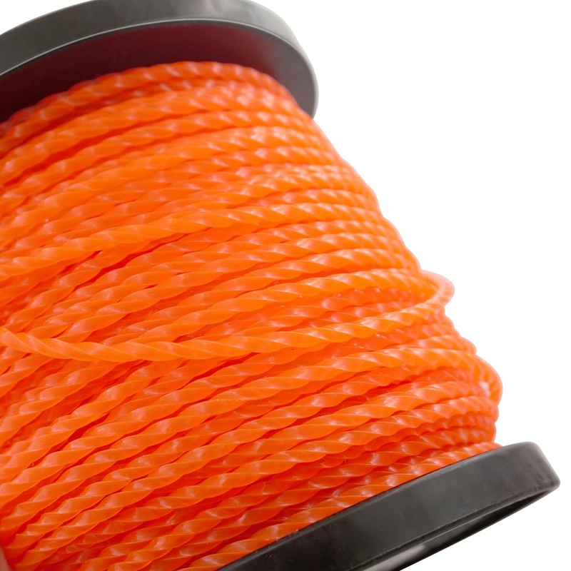 Zeqeey Twist Square Grass Trimmer Line Heavy Duty Weed Strimmer