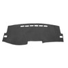 X AUTOHAUX Car Dashboard Cover Gray Polyester Non-Slip Mat Protector