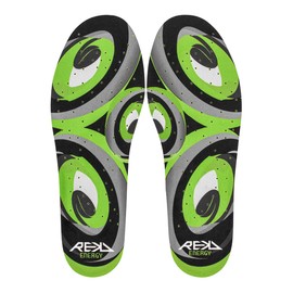 REKD Energy Insoles UK 4-9 EU 37-43, for Action Sports with Exclusive REKD Energy Foam for Exceptional Shock Absorption, Supportive, Cut to Size for Optimum Fit, Suitable for All Foot Types