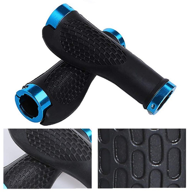 Bicycle Handle Grip, For Mountain Bikes, Cross Bikes, Anti-Slip Rubber,