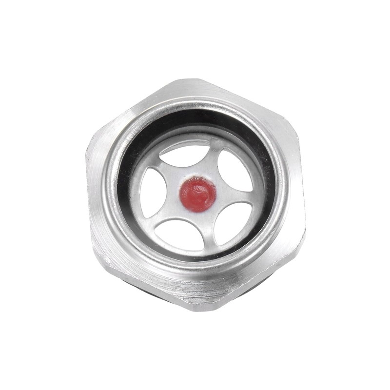 sourcing map Air Compressor Oil Level Indicator Sight Glass G3/4