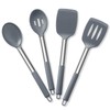 Cooking Utensils Set of 4, E-far Silicone Kitchen Utensils for