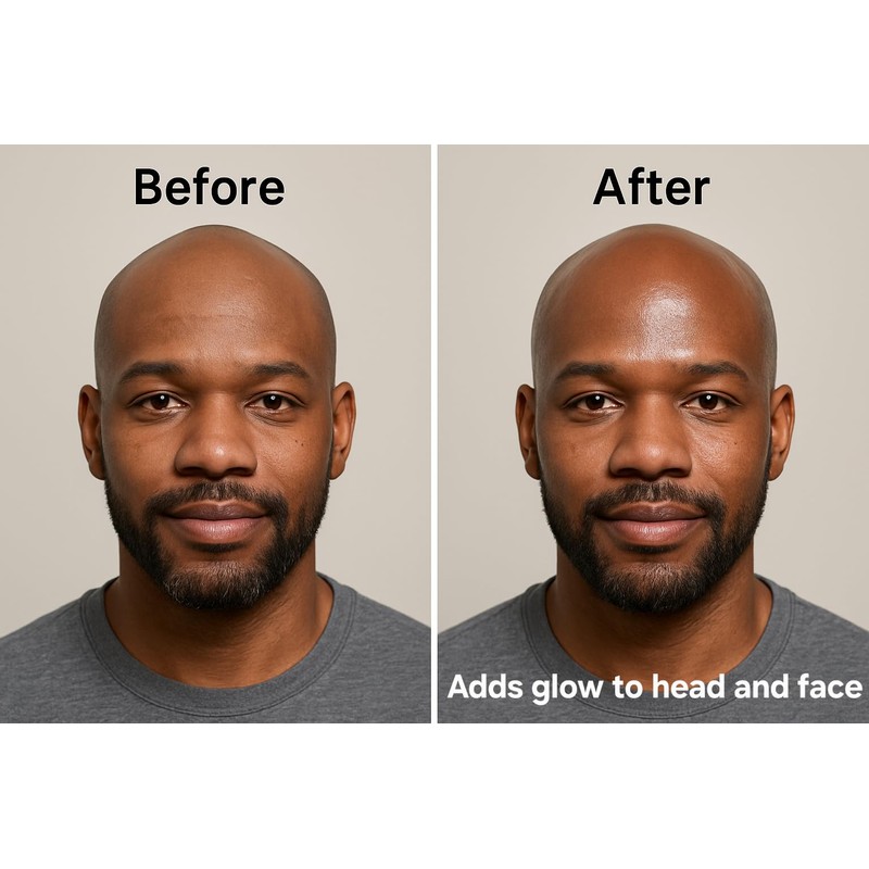 Bald Head Moisturizer. Soothes and Conditions the Scalp. Creamy Balm