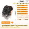 Drawstring Ponytail Afro Kinky Curly Ponytails for Black Women, PEACOCO