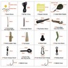 217pcs/box Carp Fishing Tackle Box Anti Tangle Sleeve Line Aligner