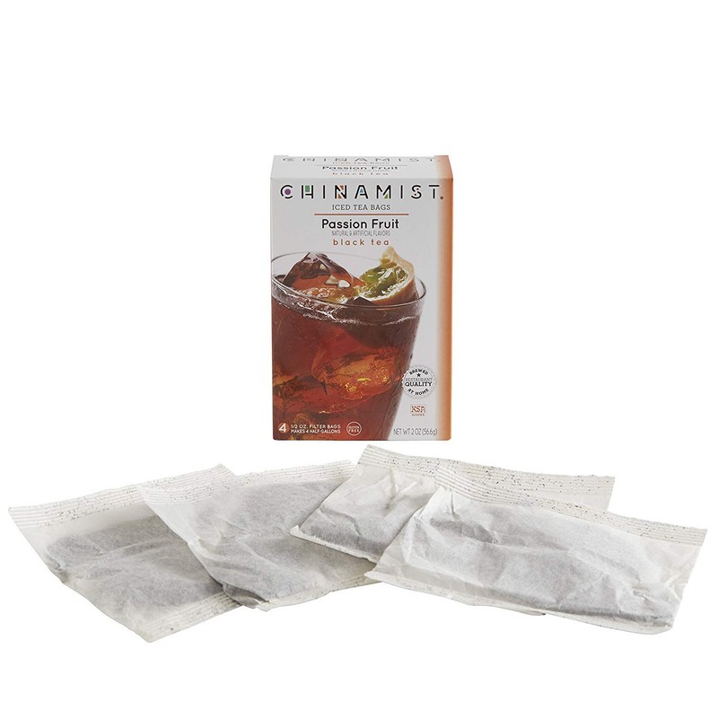 China Mist, Passion Fruit Black Tea Bags for Iced Tea,