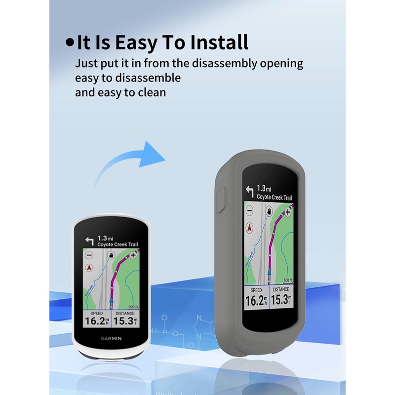 Case for Garmin Edge Explore 2 Bike Computer,Premium Sillence Material,Shock-Absorbing