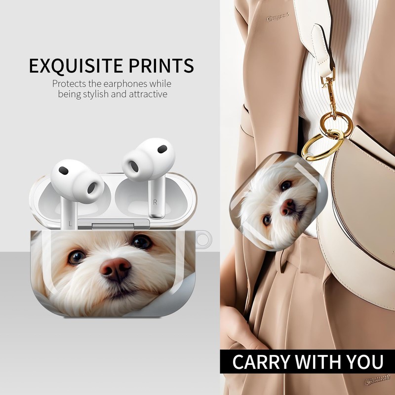 AKMASK Compatible with AirPods Pro 3rd Generation Case (2025), Soft