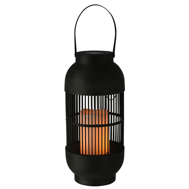 Solar Lantern Handle 15 x 33 cm Plastic Black 12
