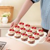 Velicber 2 Pack Silicone Muffin Pan with Metal Reinforced Frame,