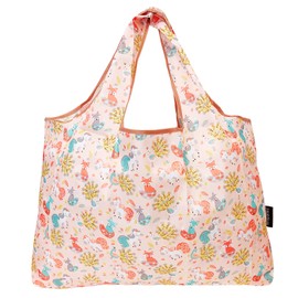 allydrew Large Foldable Tote Nylon Reusable Grocery Bag, Fantastic Creatures