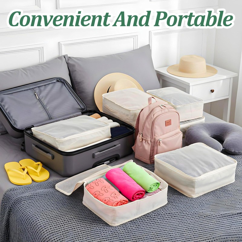 12 Pcs Packing Cubes for Suitcase Travel Luggage Organizers Bulk