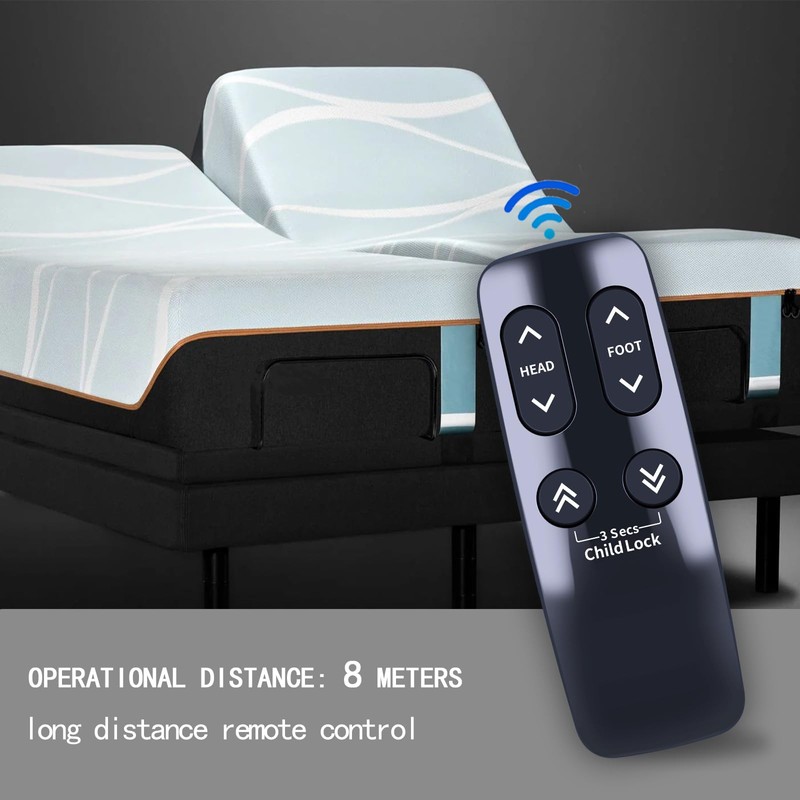 RYQIF Replacement Remote Control for Serta Linak HC12BL0011-02 HC10BL Beautyrest