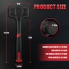 YIYITOOLS 3LB (48oz) Dead Blow Hammer, Heavy Duty One-Piece Forged