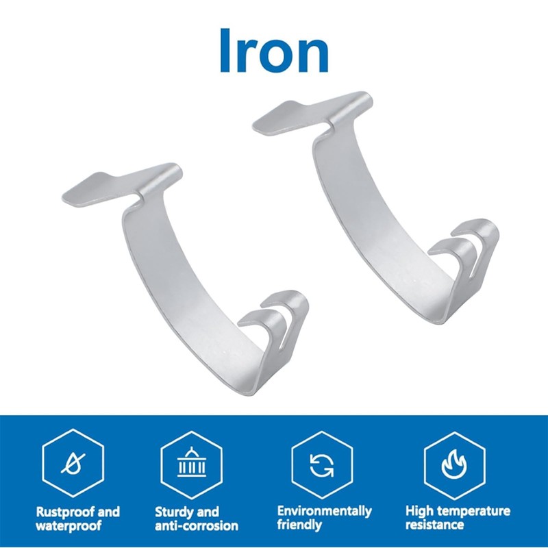 INCREWAY Air Filter Cleaner Box Housing Clips, 2PCS Spring Clip