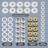 50Pcs Airless Paint Sprayer Gaskets Seal Tip Gaskets Nylon Flat