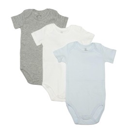 Sarnico Baby Bodysuits (9-12 Months) Baby Boys| Baby Girls| Unisex| 3 Pack| Cotton Short Sleeve Baby Vests UK Brand