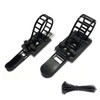 Makarios 50pcs 2 Sizes Adjustable Adhesive Cable Ties Cable Clips