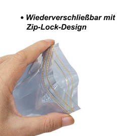 HRX Package Pack of 100 High Quality Small Anti-Static Resealable Bags (10x15cm) Mini Open Top ESD Protected for Plastic Parts, Motherboards, SSDs and HDDs