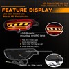 ZDEERAOTO Rear Bumper Reflector Light Fog Light DRL Lamp Feature