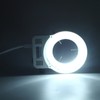 Microscope Camera Adjustable Dimmable LED Ring Light Source Lamp for