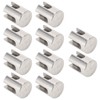 10Pcs Wire Rope Trellises Cross Clip Stainless Steel Cable Railing