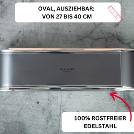Back/Stollenform ausziehbar