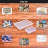 Fireproof Photo Storage Box with Lock, Holds 36 Inner 4"x6"