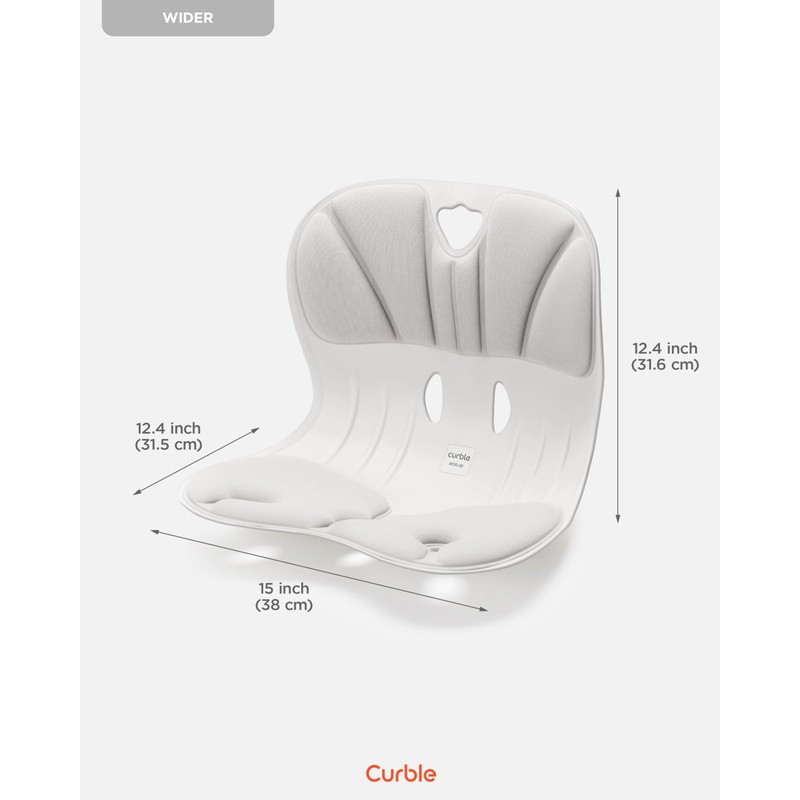curble Wider(Standard Wide) 2PACK – Ergonomic Lower Back Chair Support,