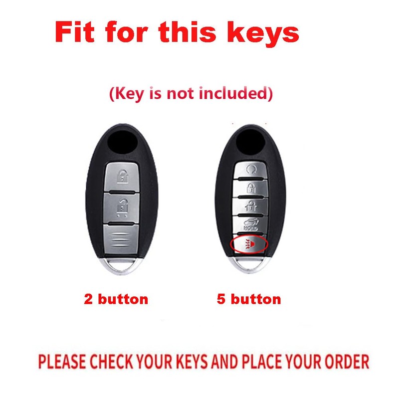 TECART Car Key Case Protector Key fob Holder Fit for