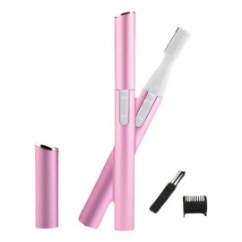 Recortadora De Cejas Eléctrica Rosa, Miniafeitadora, Depilad