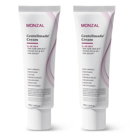 Mongjal Centelmade Cream Centella asiatica Regenerating Soothing 50ml - 2 Pieces / 몽잘 센텔마데 크림 병풀 시카 재생 진정 50ml - 2개